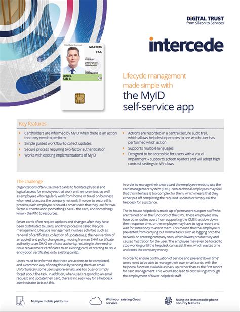 MyID Self Service